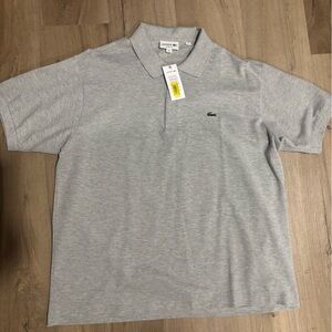 Lacoste Light Gray Men's Polo Shirt